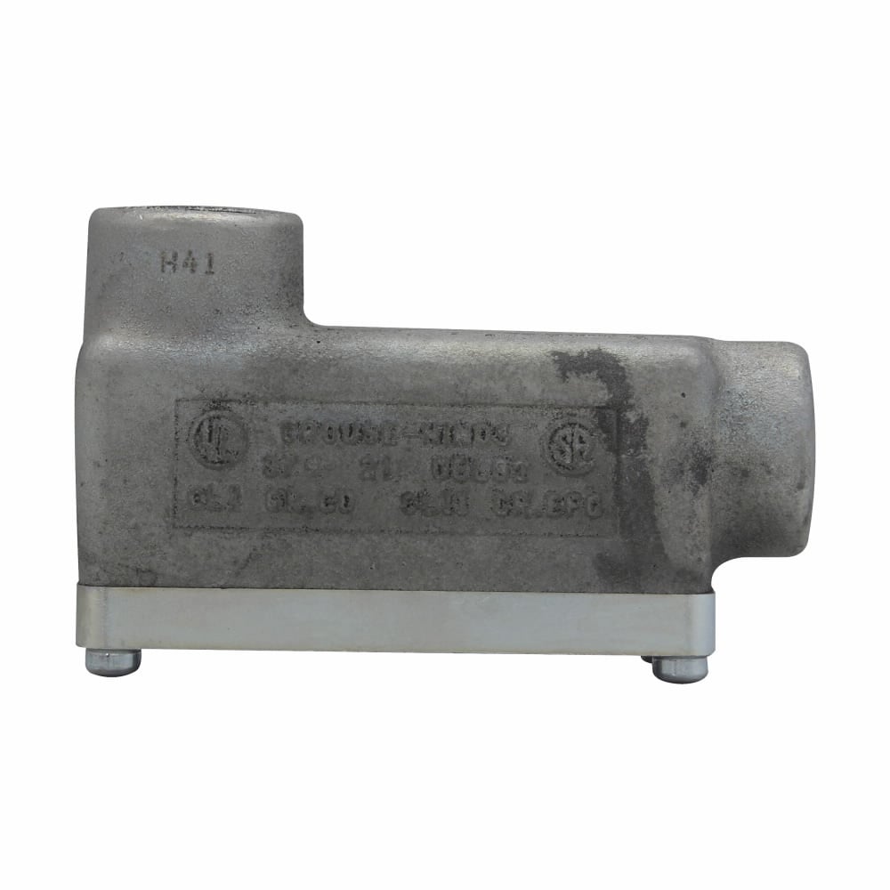 OELB1 Condulet OE Series Conduit Outlet Body With Cover, LB Body, 1/2 in Hub, Feraloy Iron Alloy