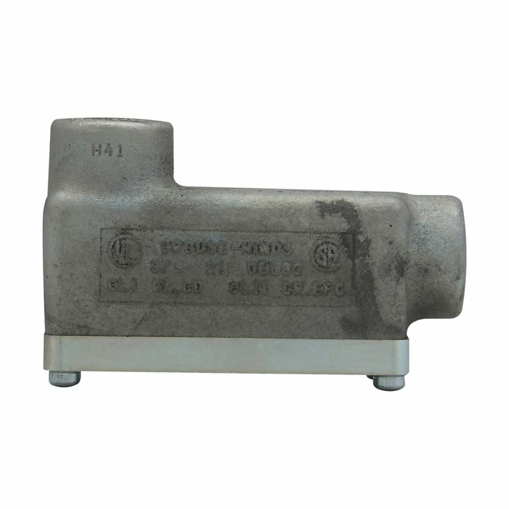 OELB2 Condulet OE Series Conduit Outlet Body With Cover, LB Body, 1 in Hub, Copper-Free Aluminum