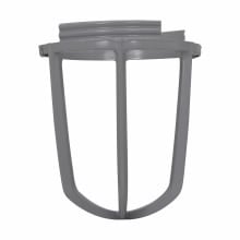 P50 Vaporgard Fixture Wire Guard, 5.19 in L x 5.38 in W, For Use With Vaporgard 150 W A21 Incandescent Lighting Fixture, Copper-Free Aluminum