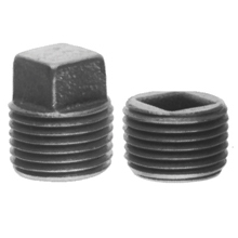PLG38 Dust-Ignitionproof Explosionproof Hex Socket Square Head Plug, 3/8 in, For Use With Threaded Heavy Wall Rigid Conduit, Cast Iron Alloy, Electro-Galvanized/Aluminum Acrylic Painted