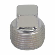 PLG85 SA Square Head Conduit Plug, 3 in, For Use With Threaded IMC/Rigid Conduit Hub, Copper-Free Aluminum, Natural