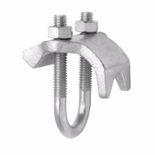 RAC350HD Right Angle Conduit Clamp, 3-1/2 in, For Use With Rigid/IMC Conduit, Malleable Iron, Hot Dipped Galvanized