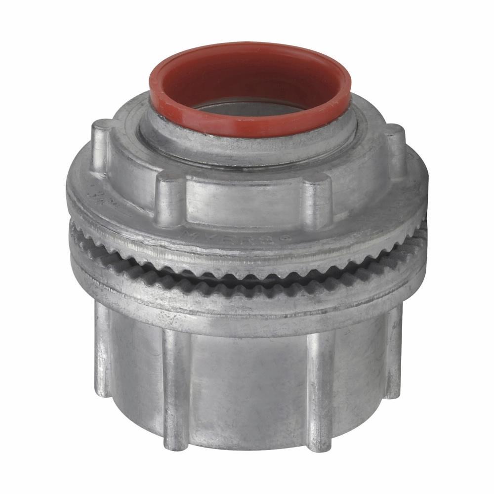 ST 5 Basic Vibration Proof Threaded Conduit Hub, 1-1/2 in, For Use With Rigid Conduit, Zinc, Polished Nickel/Polished Chrome