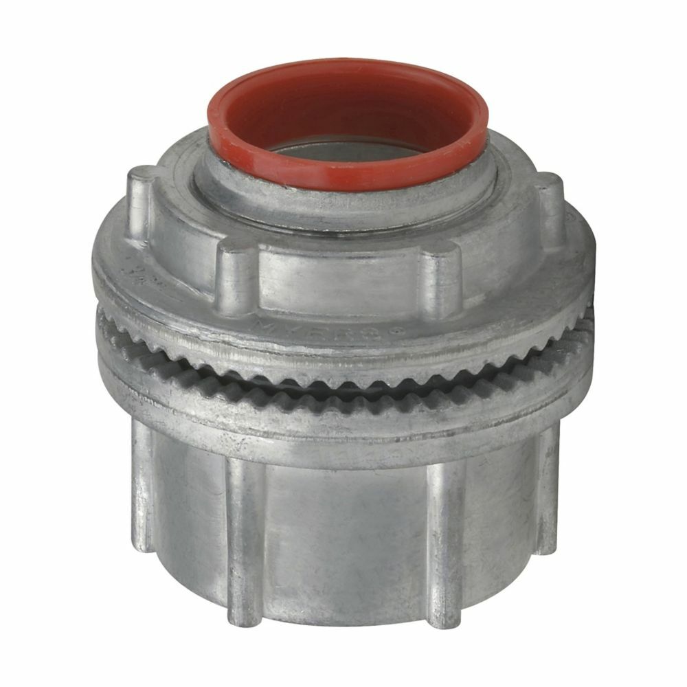 ST 7 Basic Vibration Proof Threaded Conduit Hub, 2-1/2 in, For Use With Rigid/IMC Conduit, Zinc, Polished Nickel/Polished Chrome