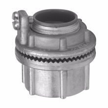 STAG 9 Vibration Proof Ground Hub, 3-1/2 in Trade, 6 AWG, 2/0 AWG Conductor, Thread Connection, Aluminum