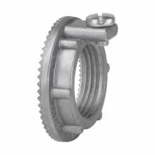 STAGN 1 Threaded Ground Nut, 1/2 in, 1.44 in H x 0.74 in W, Aluminum