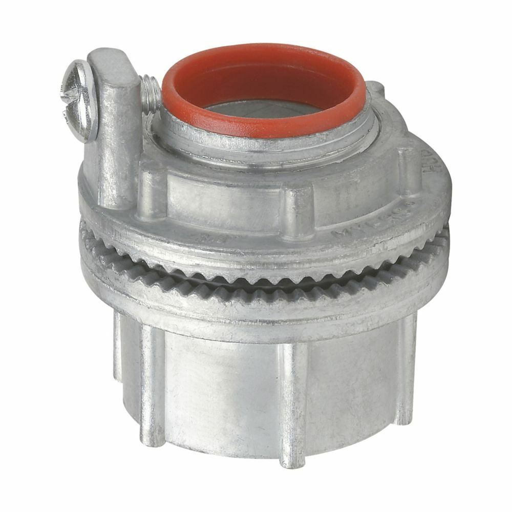 STG 12 Vibration Proof Ground Hub, 6 in Trade, 3/0 AWG, 1 AWG Conductor, Thread Connection, Zinc