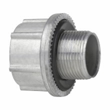 STM 3 Metric to NPT Hub Adapter, M32-1, Threaded Thread, Zinc