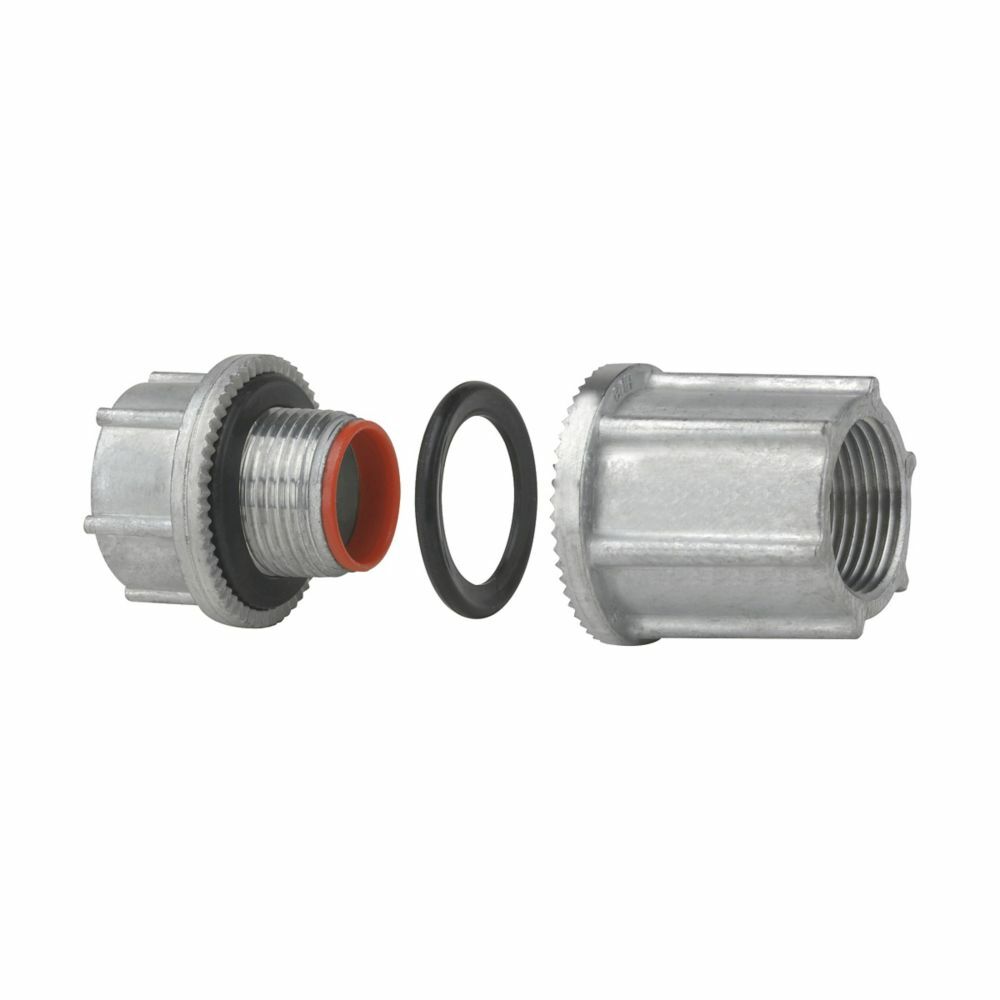 STTB 8 Threaded Through Bulkhead Fitting, 8 in, For Use With Rigid/IMC Conduit, Zinc