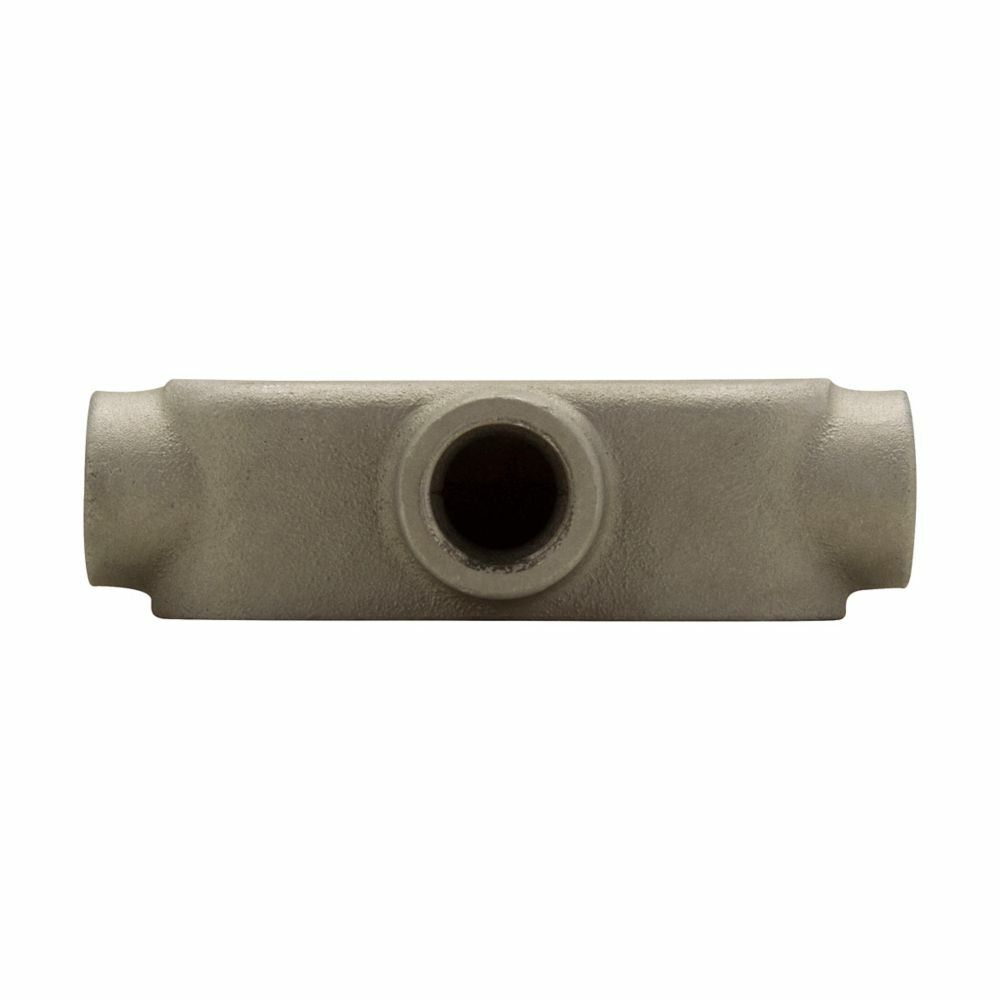 T1089 Condulet Type T Conduit Outlet Body, 4 in Hub, Form 5/Mark 9 Form, Malleable Iron, Hot Dipped Galvanized