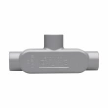 T15MT Condulet Type T Conduit Outlet Body, 1/2 in Hub, 5 Form, 4.35 cu-in Capacity, Die Cast Copper-Free Aluminum, Epoxy Powder Coated