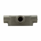 Eaton Crouse-Hinds series Condulet Form 8 conduit outlet body, Feraloy iron alloy, T shape, 3/4"