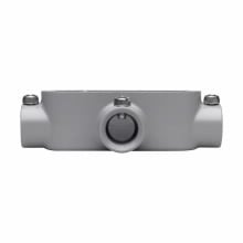 T55MTC Condulet SnapPack Type T Conduit Outlet Body With Cover and Neoprene Gasket, 1-1/2 in Hub, 5 Form, 33.1 cu-in Capacity, Die Cast Copper-Free Aluminum, Epoxy Powder Coated