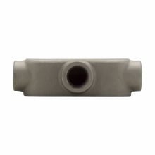 T989 Condulet Type T Conduit Outlet Body, 3-1/2 in Hub, Mark 9 Form, 398 cu-in Capacity, Copper-Free Aluminum, Natural