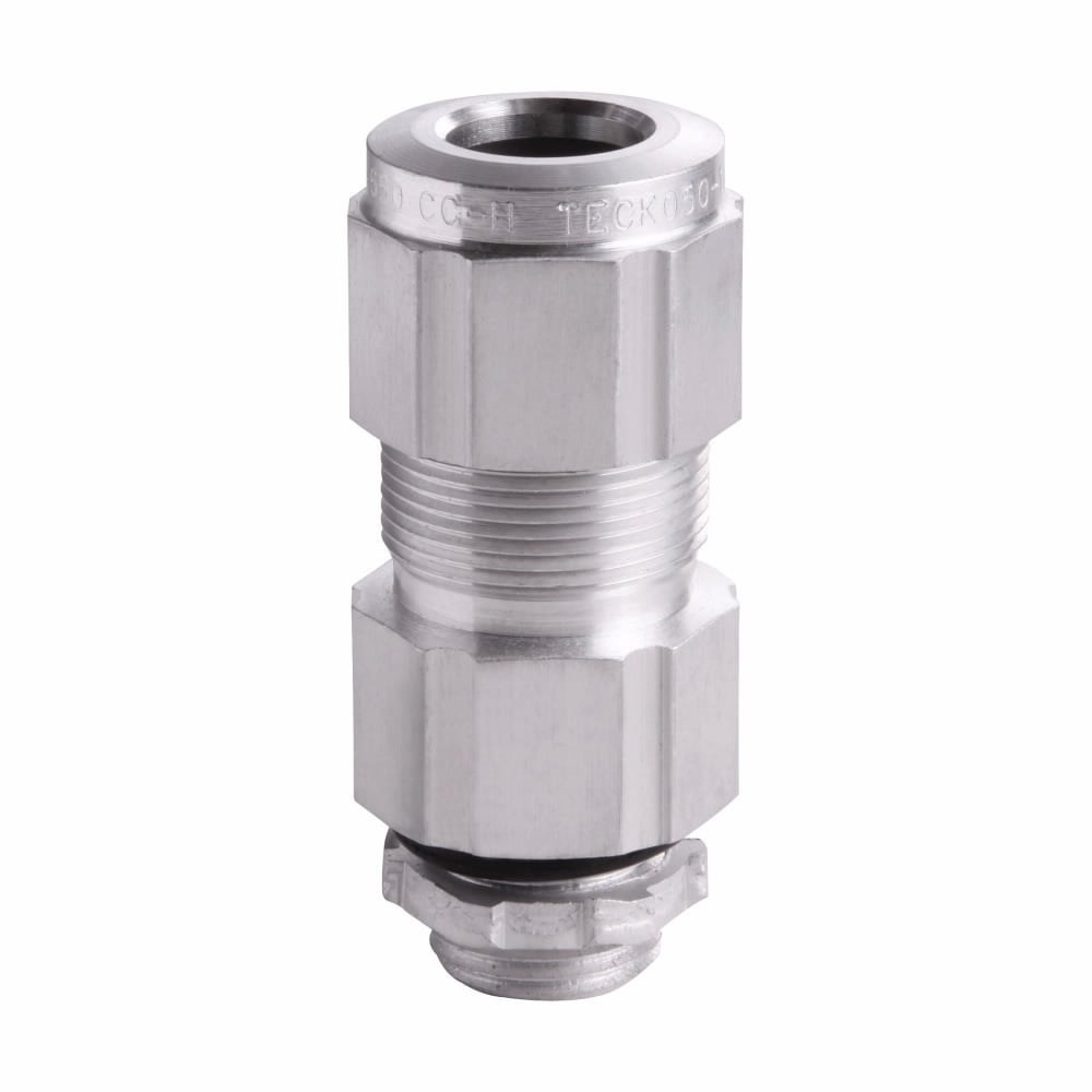 TECK30019 Terminator Armored Cable Gland, 3 in NPT Trade, 2.79 to 3.06 in Cable Openings, Aluminum