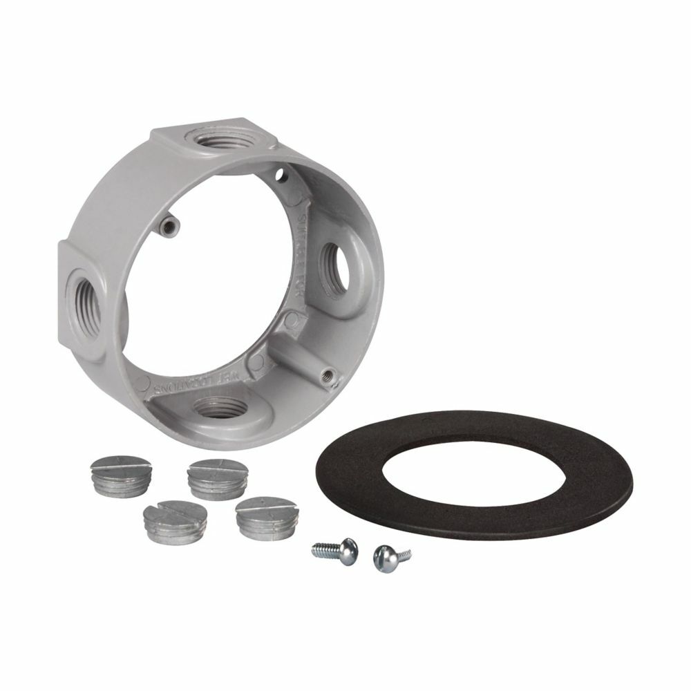 TP7152 Weatherproof Outlet Box Extension, 1-1/2 in D, Die-Cast Aluminum