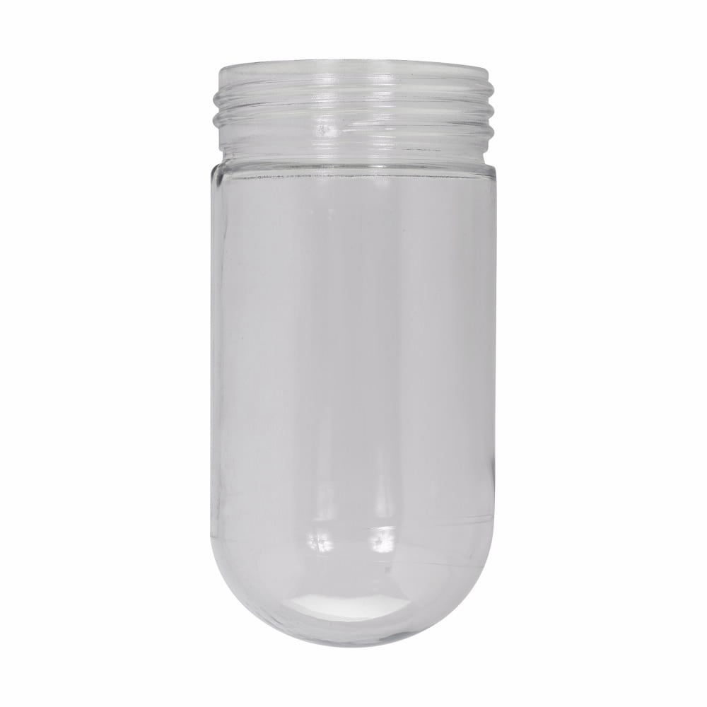 TP7460 Thepitt Light Fixture Globe, Cylindrical/Round Bottom Shape, 100 W Lamp, For Use With Vaporproof Lighting Fixture, Glass