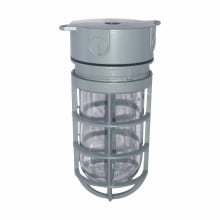 TP7601 Corrosion Resistant Gasketed Vaporproof Light Fixture, (1) Lamp, 100 W Fixture, Powder Coated Housing
