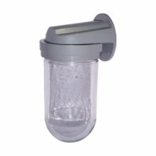 TP7660 Corrosion Resistant Gasketed Vaporproof Light Fixture, (1) Lamp, 100 W Fixture, Powder Coated Housing