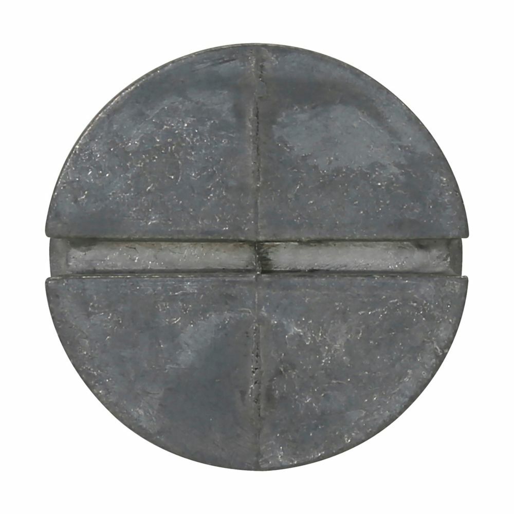 TP7940 1-Gang Closure Plug, 1/2 in Thread, Die Cast Zinc, Gray