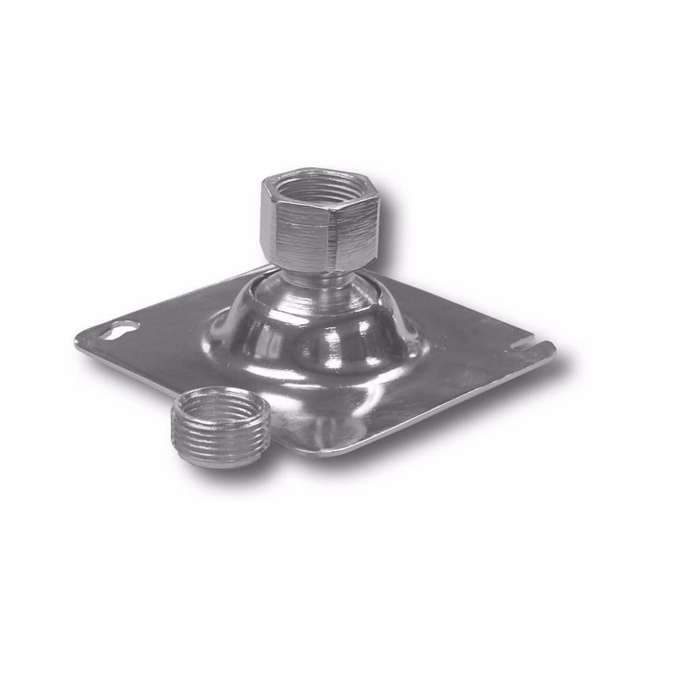 TPSFH12 Pendant Mount Luminaire Flexible Hanger, 4 in L x 4 in W x 2-1/2 in H, For Use With 4 in Square Boxes, Sheet Steel, Natural