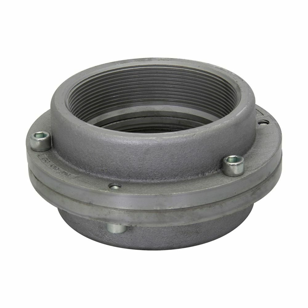 UNF012 Dust-Ignitionproof Explosionproof FNPT Conduit Union, 5 in, Feraloy Iron Alloy, Aluminum Acrylic Painted/Electro-Galvanized