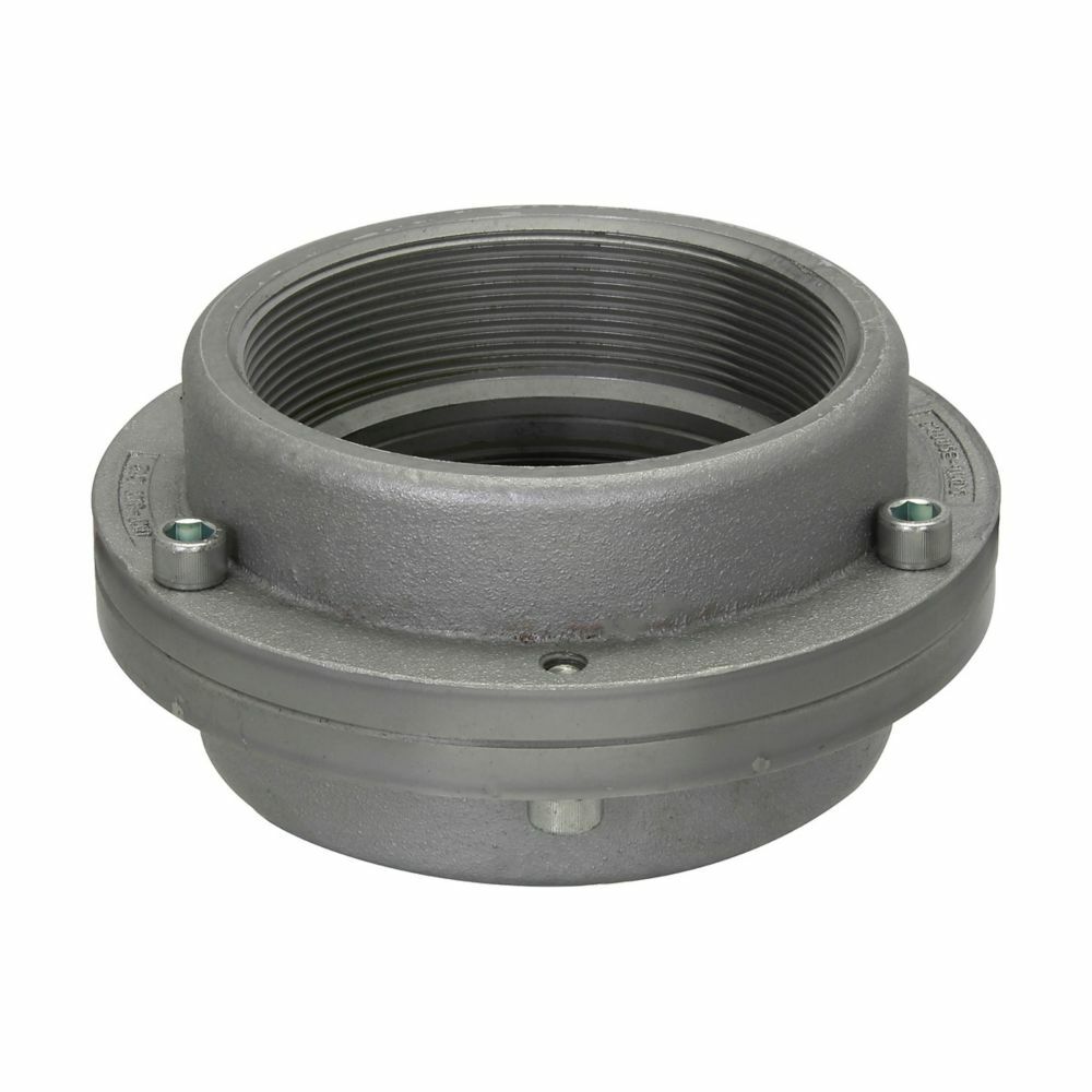 UNY012 Dust-Ignitionproof MNPT Conduit Union, 5 in, Feraloy Iron Alloy, Electro-Galvanized