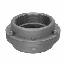 UNY014 Dust-Ignitionproof MNPT Conduit Union, 6 in, Feraloy Iron Alloy, Electro-Galvanized