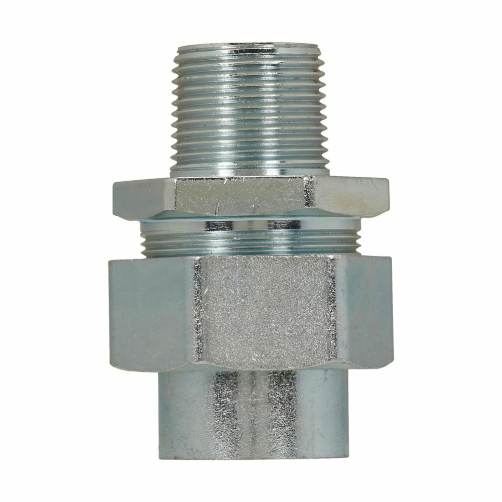 UNY805 Dust-Ignitionproof MNPT Conduit Union, 3 in, Feraloy Iron Alloy, Electro-Galvanized