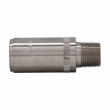 UNYL27 Dust-Ignitionproof Long MNPT Expansion Conduit Union, 3/4 in, Steel, Electro-Galvanized