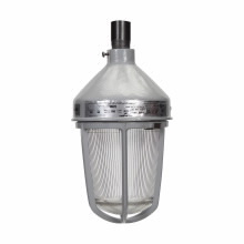 VDA22GP Luminaire, A23 Lamp, 120 VAC, Epoxy Powder Coated Housing