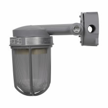 VFHBF222GP Vaporgard VF Series Vaporproof Light Fixture With Globe, Guard, (2) Lamp, 120 VAC, Epoxy Powder Coated Housing