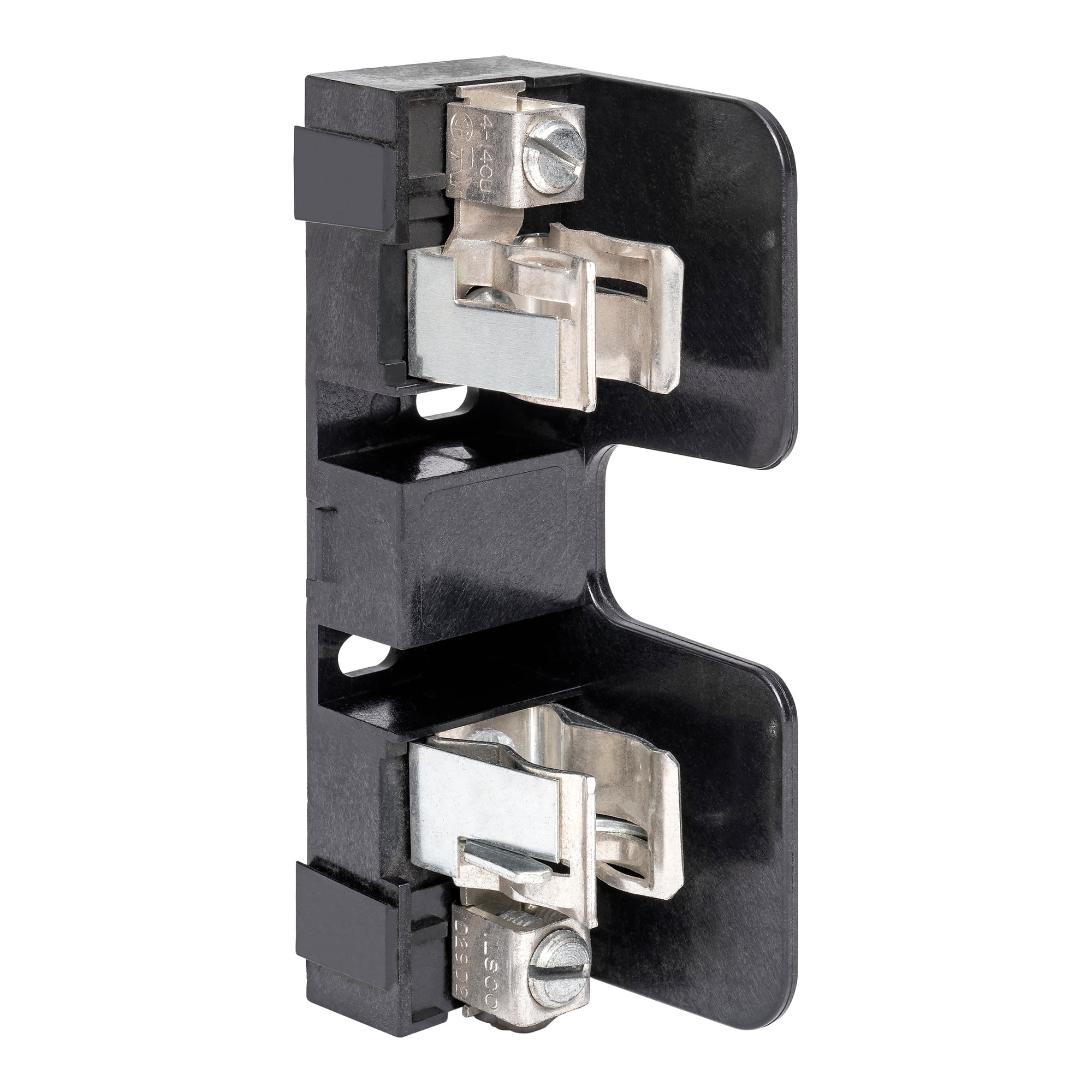 20605R Adder Pole Open Style Fuse Block, 250 V AC/DC, 60 A, Class R, 14 to 2 AWG Wire