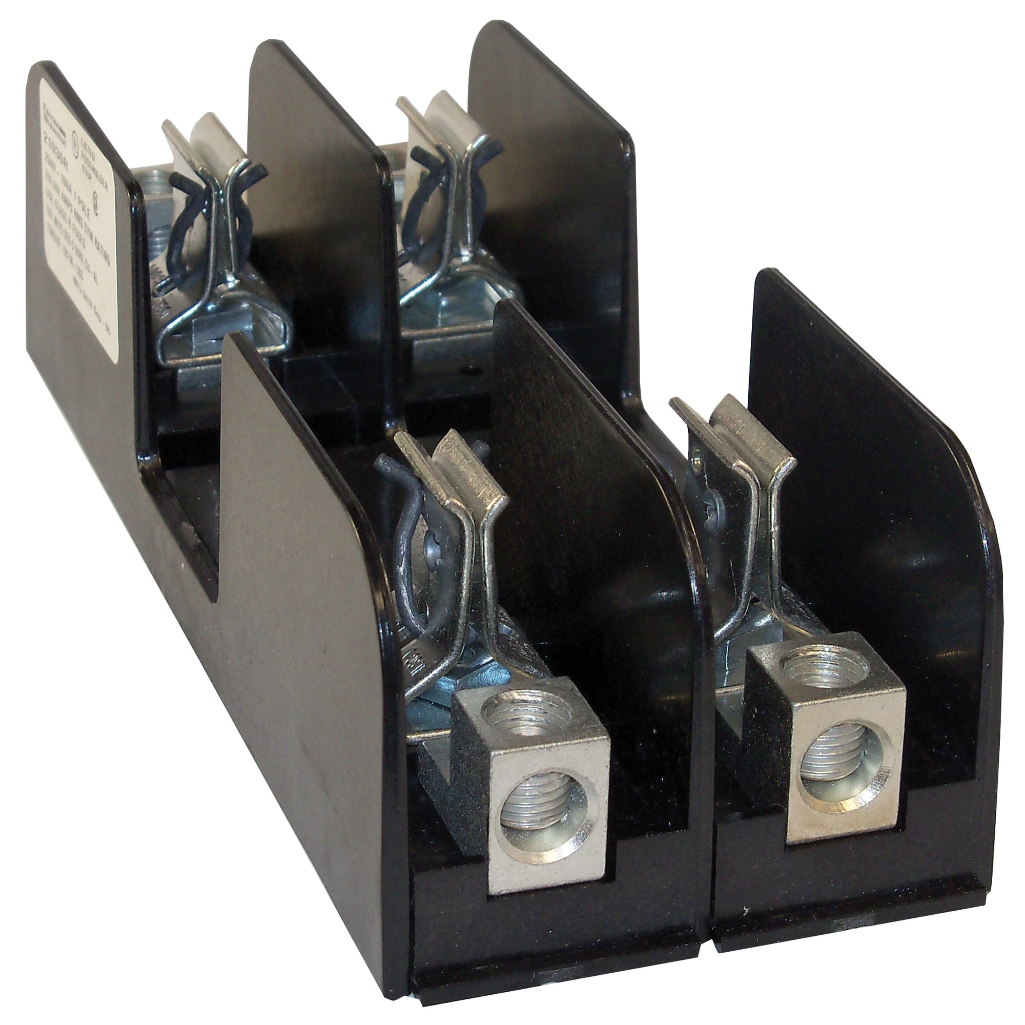 21037R Open Style Fuse Block, 250 V AC/DC, 100 A, Class R, 6 to 2/0 AWG Wire, 2 Poles