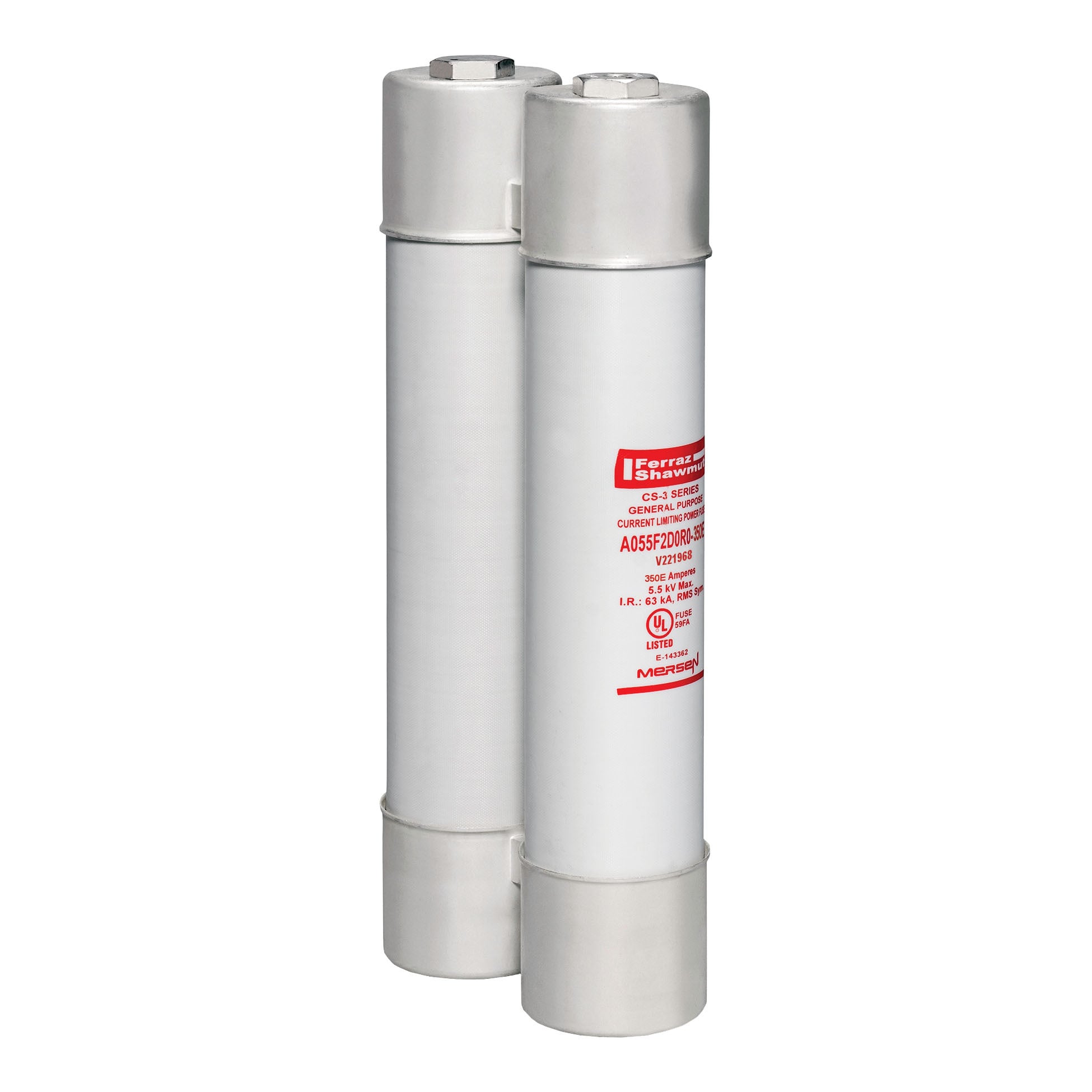 MV E-Rated Fuse 5500VAC 350A Series: D0R0 Visual Indicator