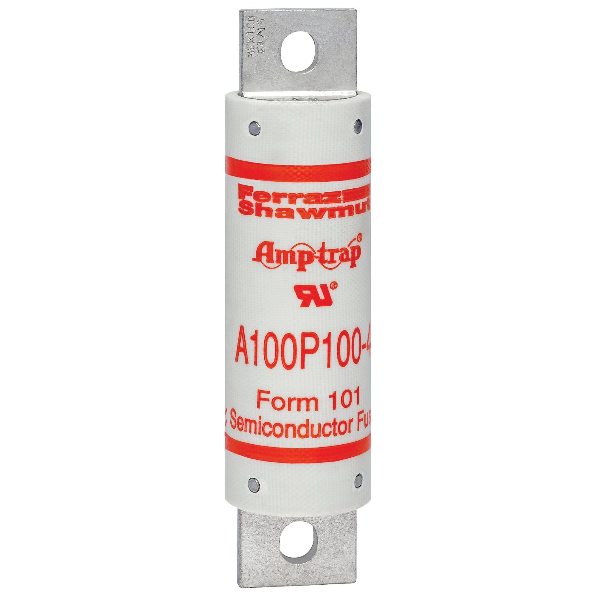A100P100-4 Amp-Trap High Speed North American Style Semiconductor Fuse, 100 A, 1000 V AC/750 V DC, 100 kA Interrupt, Class: Form 101, Cylindrical/Round Body