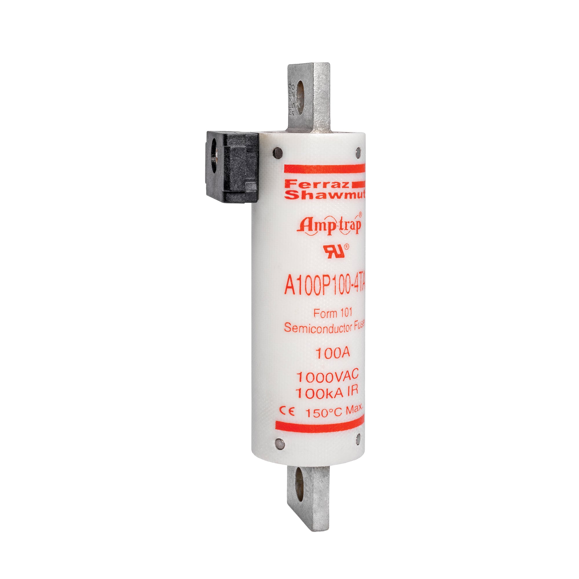 A100P100-4TA Amp-Trap High Speed North American Style Semiconductor Fuse With Trigger Actuator, 100 A, 1000 V AC/750 V DC, 100 kA Interrupt, Class: Form 101, Cylindrical/Round Body