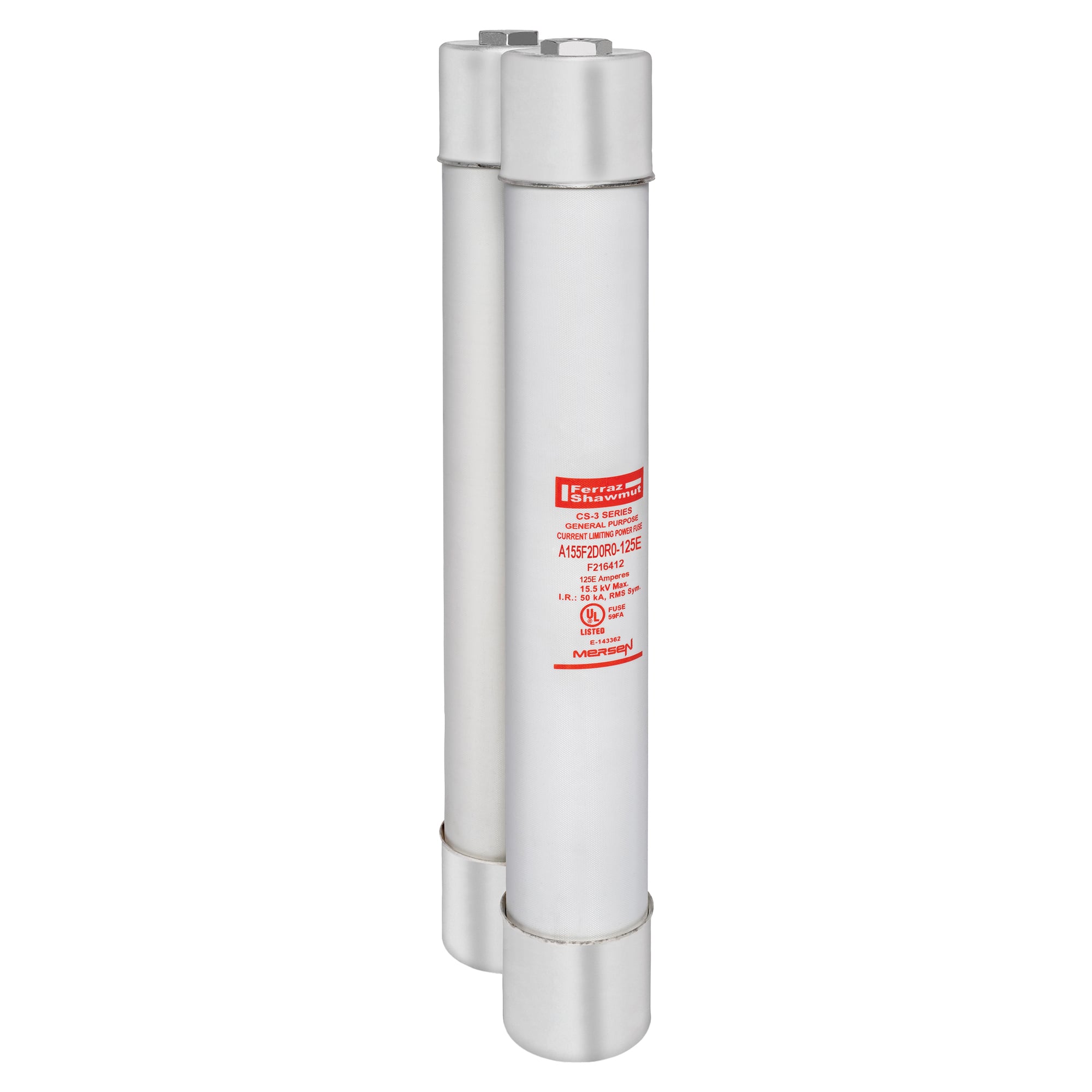 MV E-Rated Fuse 15500VAC 125A Series: D0R0 Visual Indicator