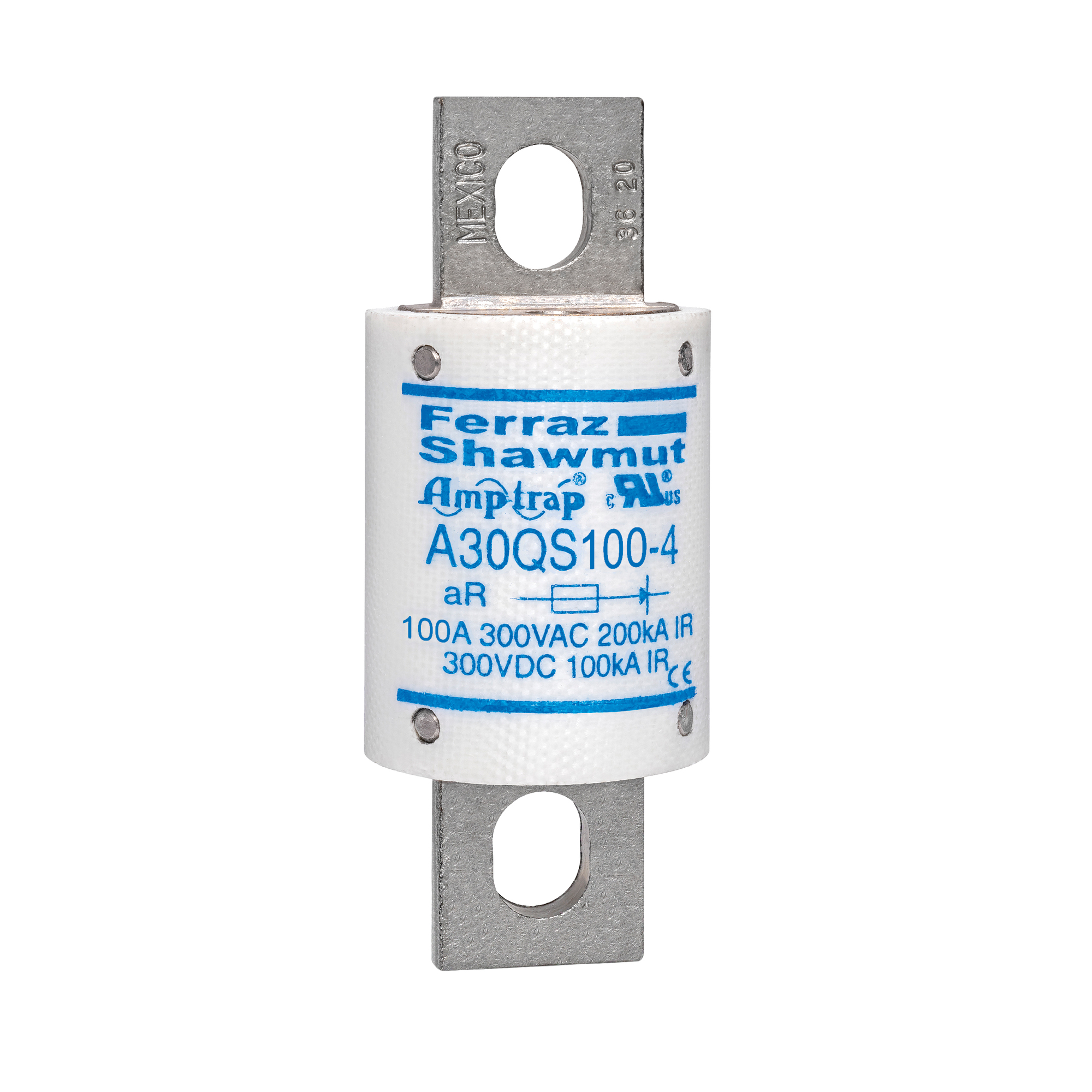 High Speed Fuse Amp-Trap A30QS 300VAC 300VDC 100A Blade