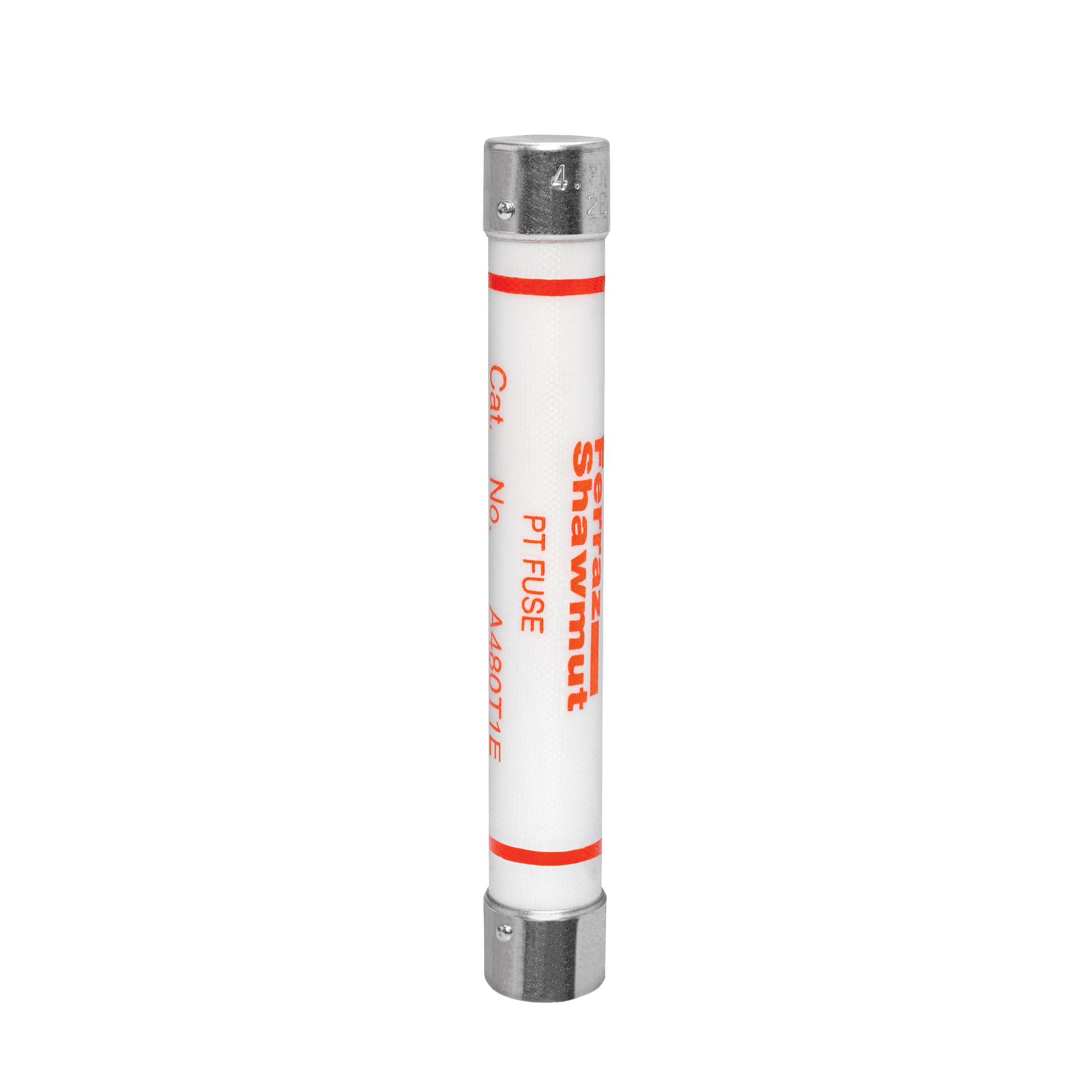 A480T1E Amp-Trap Current Limiting Potential Transformer Fuse, 1 A, 4.8 kV AC, 50 kA Interrupt, Class: E, Cylindrical Body