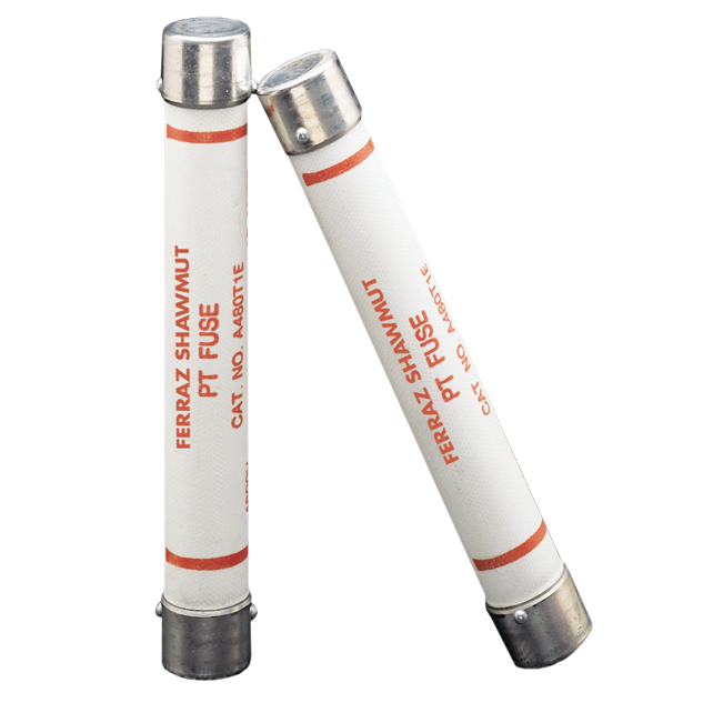 A480T2E Amp-Trap Current Limiting Potential Transformer Fuse, 2 A, 4.8 kV AC, 50 kA Interrupt, Class: E, Cylindrical Body