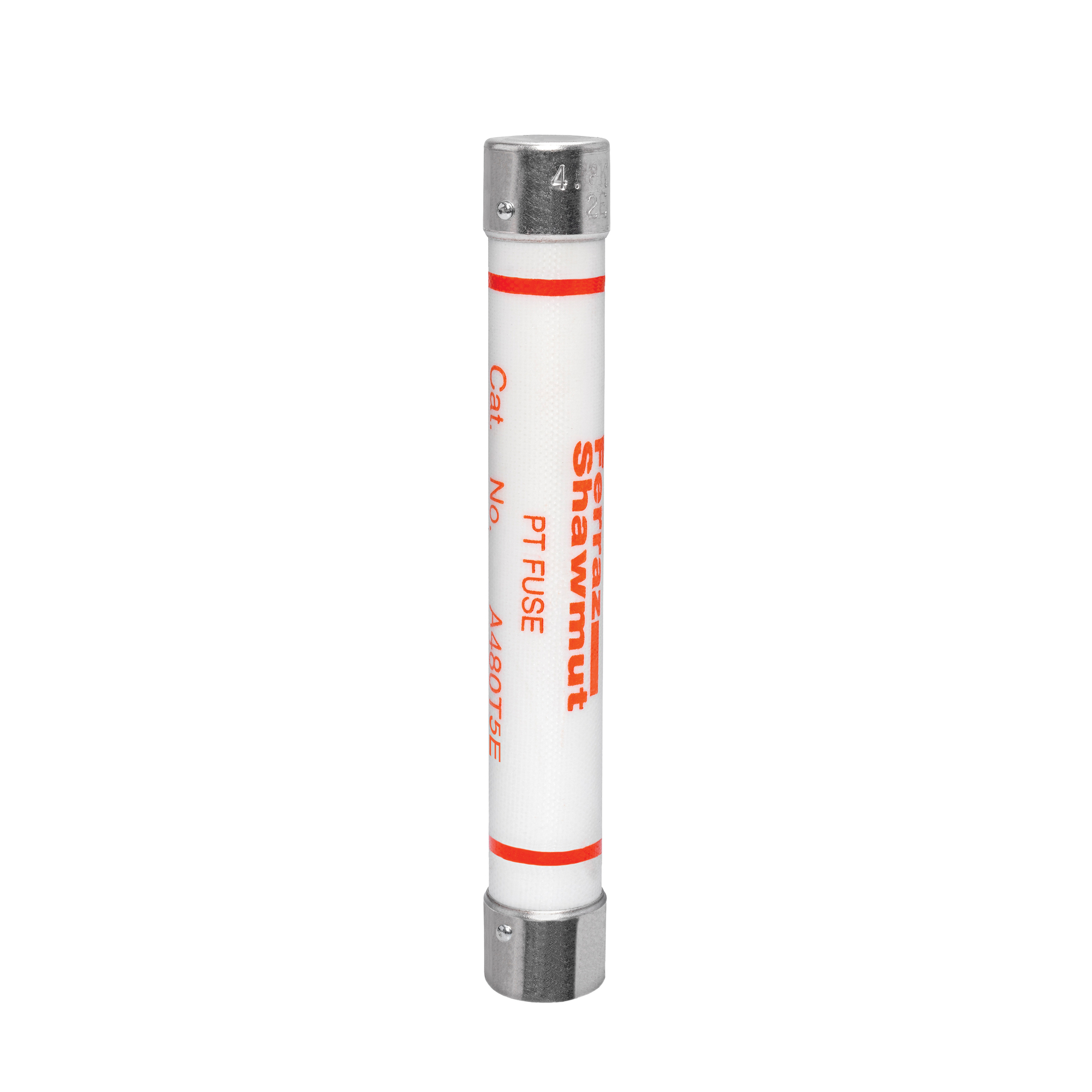 A480T5E Amp-Trap A280T Current Limiting Potential Transformer Fuse, 5 A, 4.8 kV AC, 80 kA, Class E, Ferrule Body