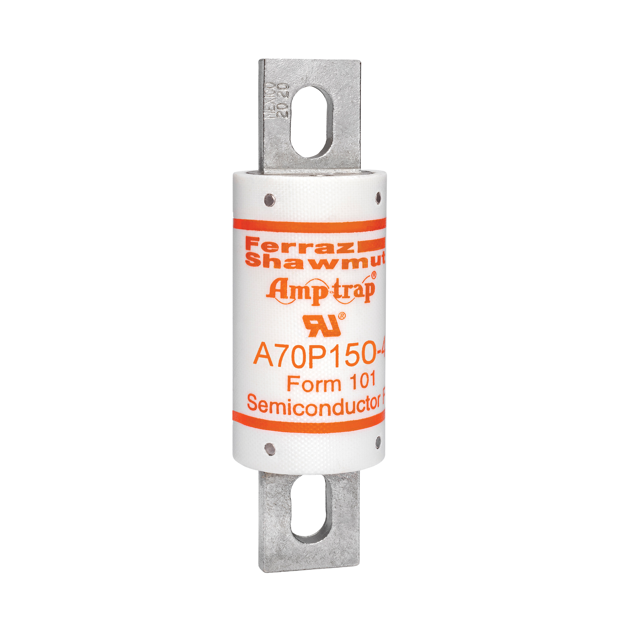 A70P150-4 Amp-Trap A70P Current Limiting High Speed Semiconductor Fuse, 150 A, 700 V AC/650 V DC, 100 kA Interrupt, Cylindrical Body