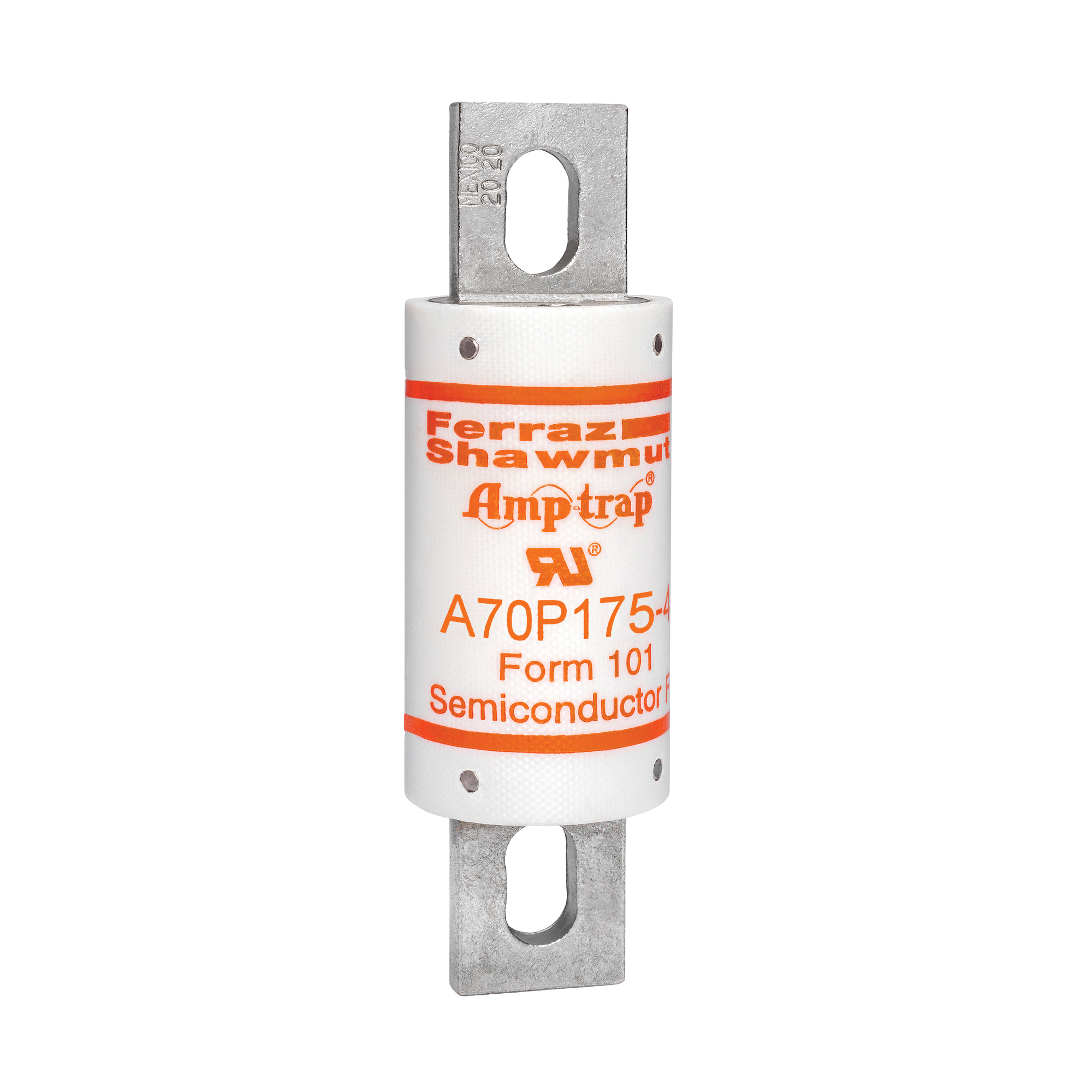 A70P175-4 Amp-Trap A70P Current Limiting High Speed Semiconductor Fuse, 175 A, 700 V AC/650 V DC, 100 kA Interrupt, Cylindrical Body