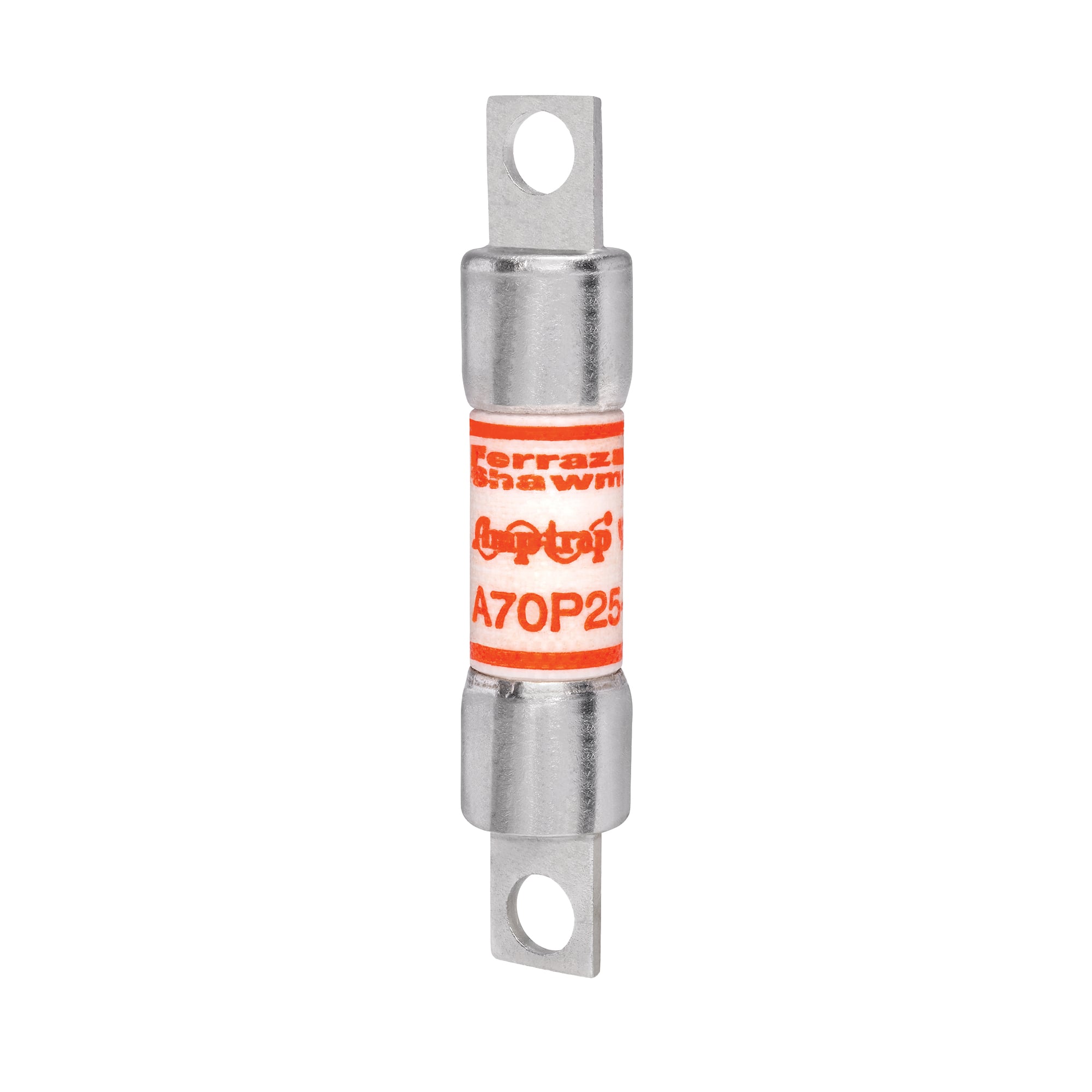 A70P25-4 Amp-Trap A70P Current Limiting High Speed Semiconductor Fuse, 25 A, 700 V AC/650 V DC, 100 kA Interrupt, Cylindrical Body