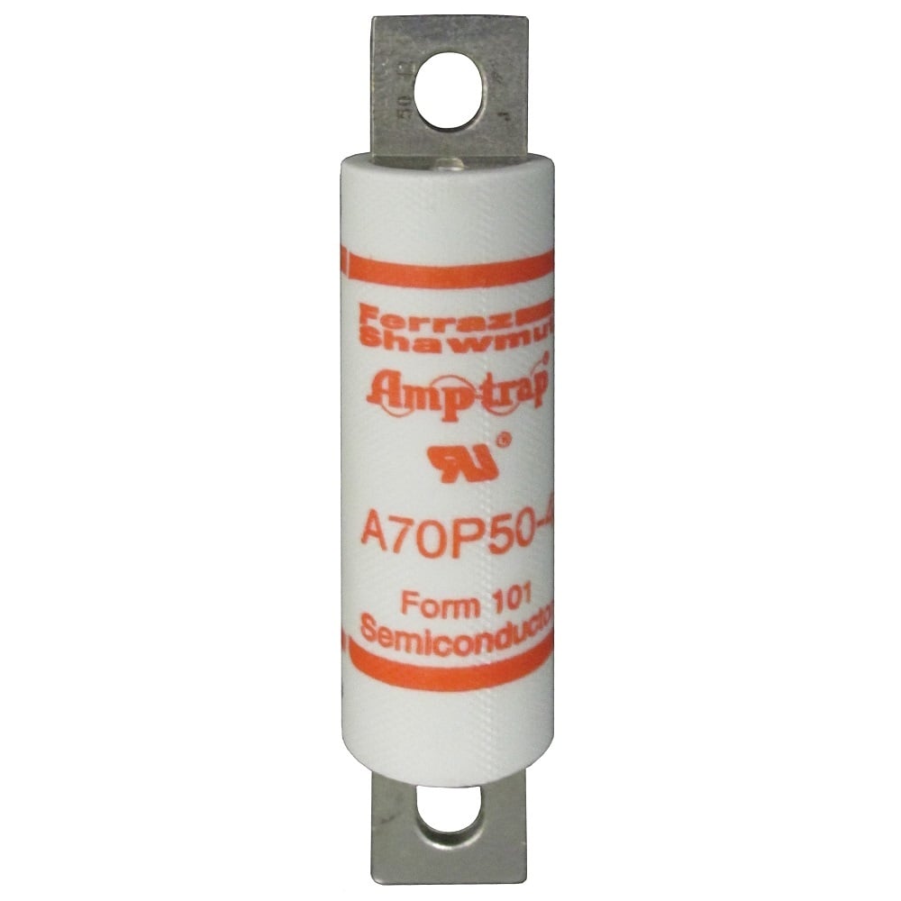 A70P40-4 Amp-Trap A70P Current Limiting High Speed Semiconductor Fuse, 40 A, 700 V AC/650 V DC, 100 kA Interrupt, Cylindrical Body