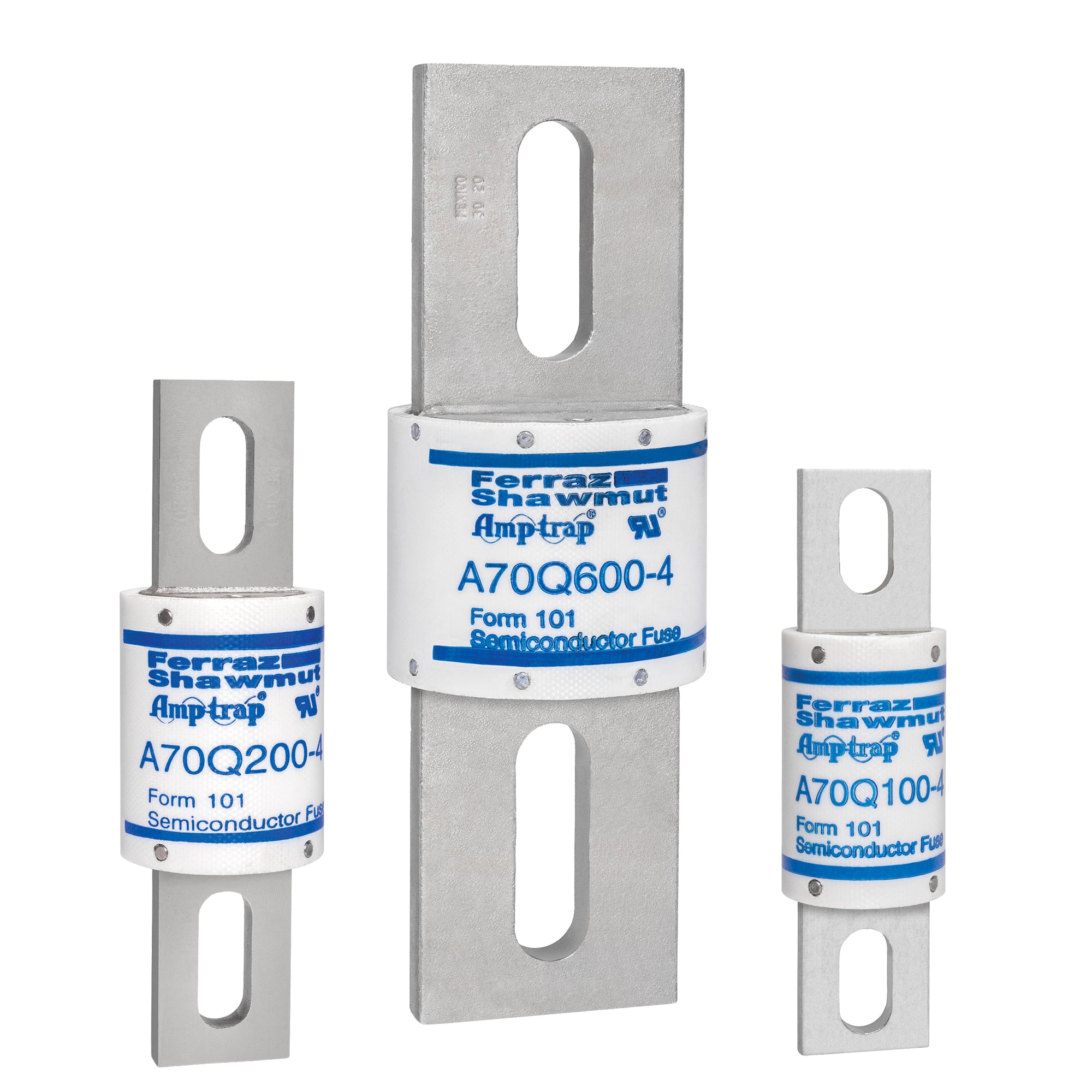 A70Q40-4 Amp-Trap A70Q Current Limiting Fast Acting High Speed Semiconductor Fuse, 40 A, 700 V AC/650 V DC, 100 kA Interrupt, Cylindrical Body