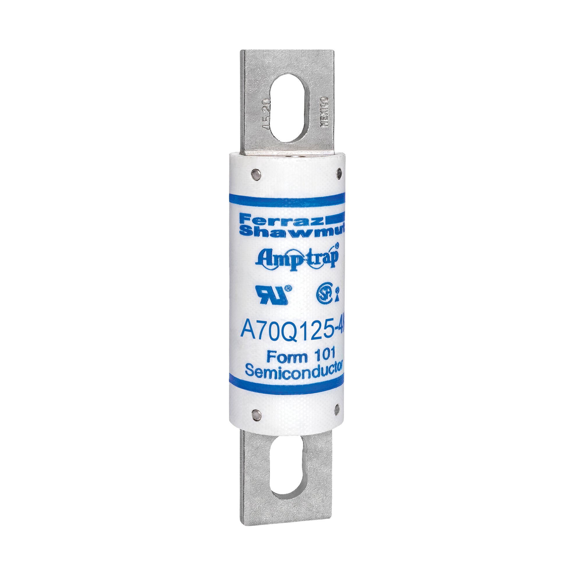 A70QS125-4IL Amp-Trap High Speed North American Style Semiconductor Fuse With IL Indicator, 125 A, 700 V AC/DC, 100/200 kA Interrupt, Class: Form 101, Cylindrical/Round Body