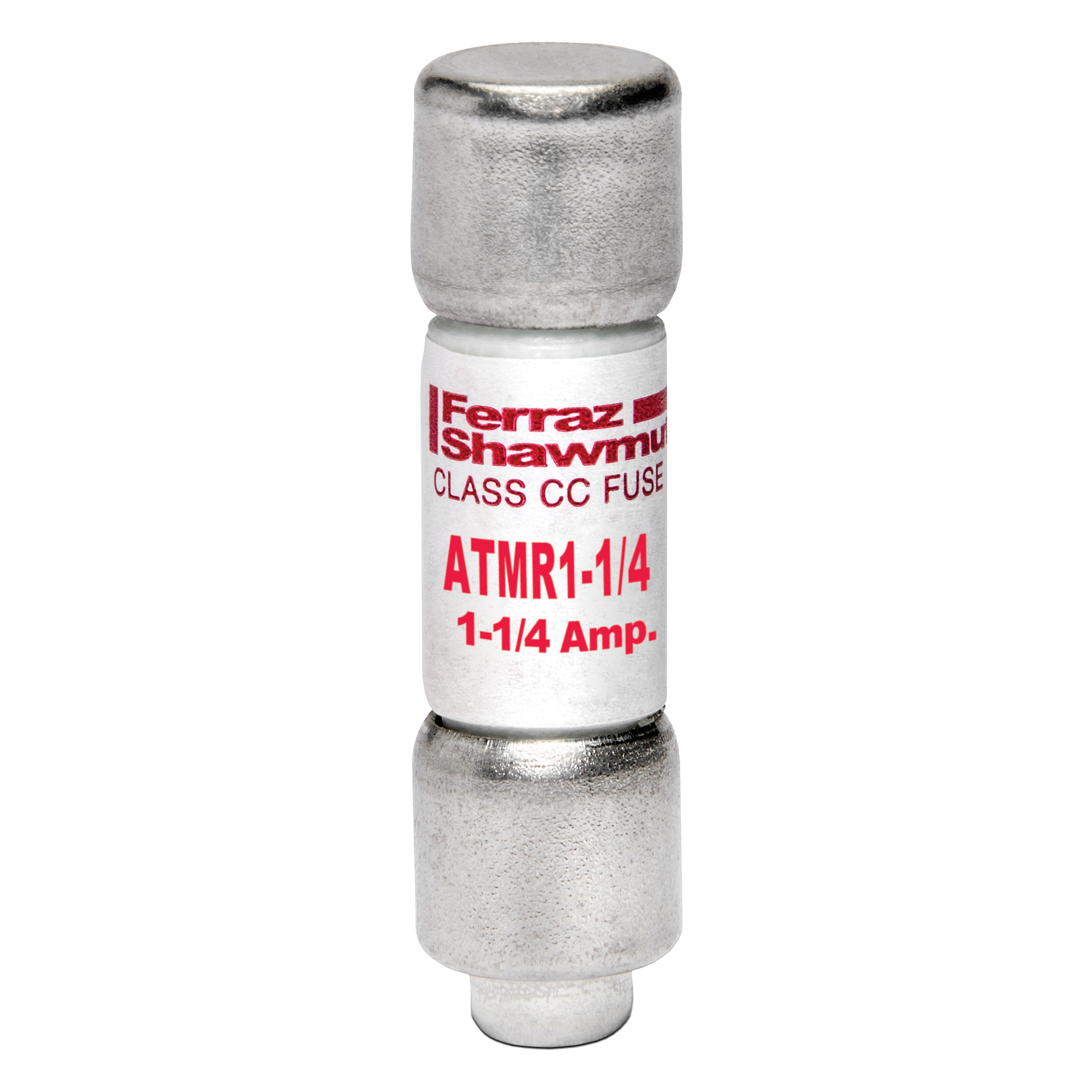 ATMR1-1/4 Amp-Trap Current Limiting Low Voltage Fast Acting Fuse, 1.25 A, 600 V AC/DC, 200/100 kA, Class CC, Cylindrical Body