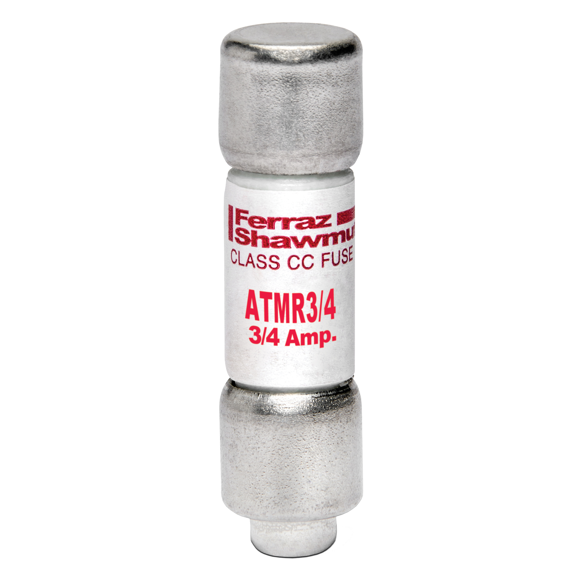 ATMR3/4 Amp-Trap Current Limiting Low Voltage Fast Acting Fuse, 0.75 A, 600 V AC/DC, 200/100 kA, Class CC, Cylindrical Body